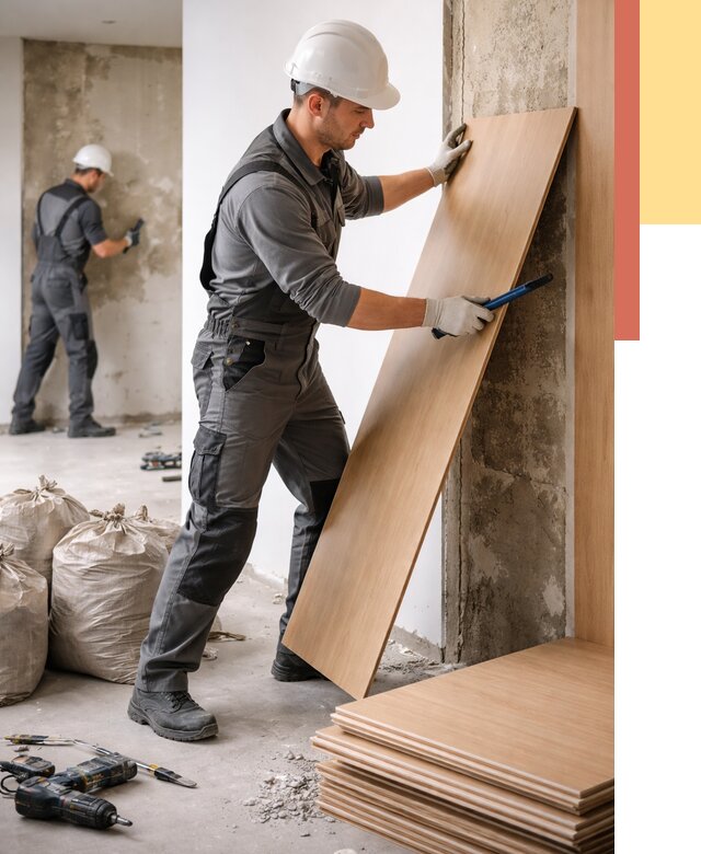 Демонтаж стеновых панелей в Азнакаево от 3592 руб. за м² быстро и недорого | ОТДЕЛОЧНИК-Знк