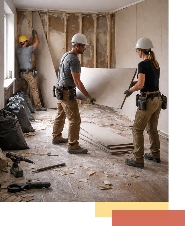 Демонтаж стеновых панелей в Азнакаево быстро и аккуратно