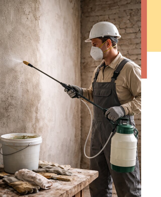 Антисептическая обработка стен в Азнакаево от 1231 руб. — быстро и недорого | ОТДЕЛОЧНИК-Знк