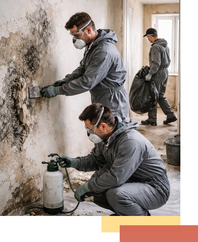 Удаление плесени со стен профессионально в Азнакаево