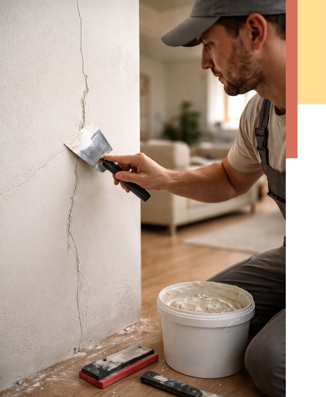 Заделка трещин и сколов в Азнакаево от 2514 руб. — быстро и недорого | ОТДЕЛОЧНИК-Знк