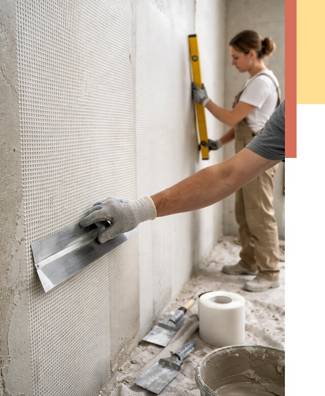 Армирование стен стеклосеткой в Азнакаево от 3284 руб. под ключ | ОТДЕЛОЧНИК-Знк