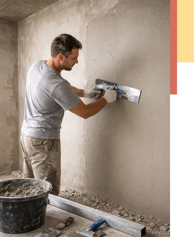Штукатурка стен без маяков в Азнакаево от 7389 руб/м2 — услуги и цена | ОТДЕЛОЧНИК-Знк