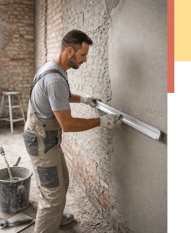 Штукатурка кирпичных стен в Азнакаево от 4618 руб/м2 — быстро и недорого | ОТДЕЛОЧНИК-Знк