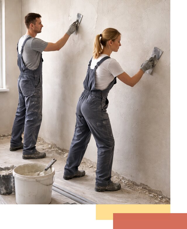 Штукатурка стен под обои в Азнакаево профессионально и быстро