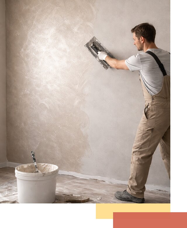 Декоративная штукатурка «Мокрый шелк» под ключ в Азнакаево