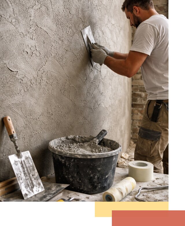 Декоративная штукатурка лофт в Азнакаево — отделка стен и потолков