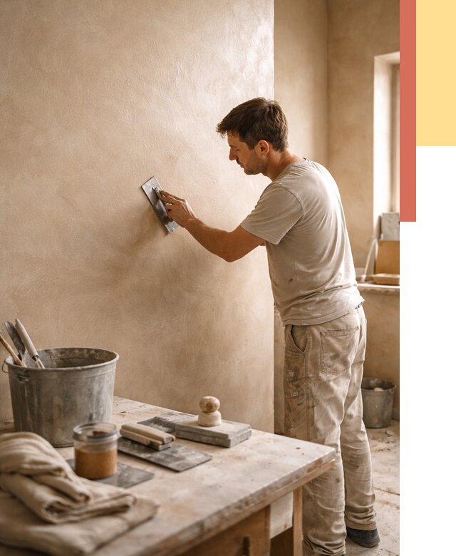 Марокканская штукатурка таделакт в Азнакаево под ключ от 4310 руб. | ОТДЕЛОЧНИК-Знк