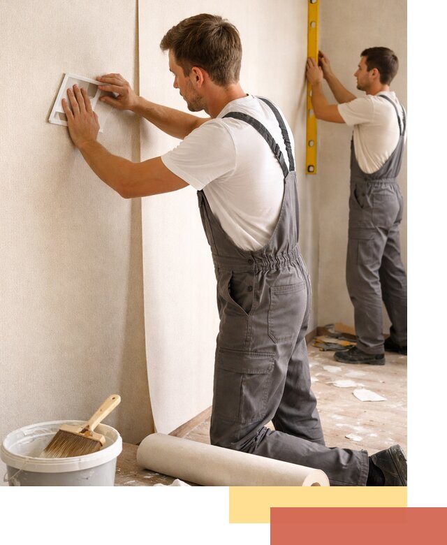 Поклейка бумажных обоев в Азнакаево качественно и недорого