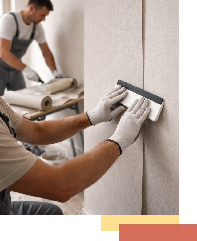 Поклейка обоев под покраску в Азнакаево профессионально и быстро