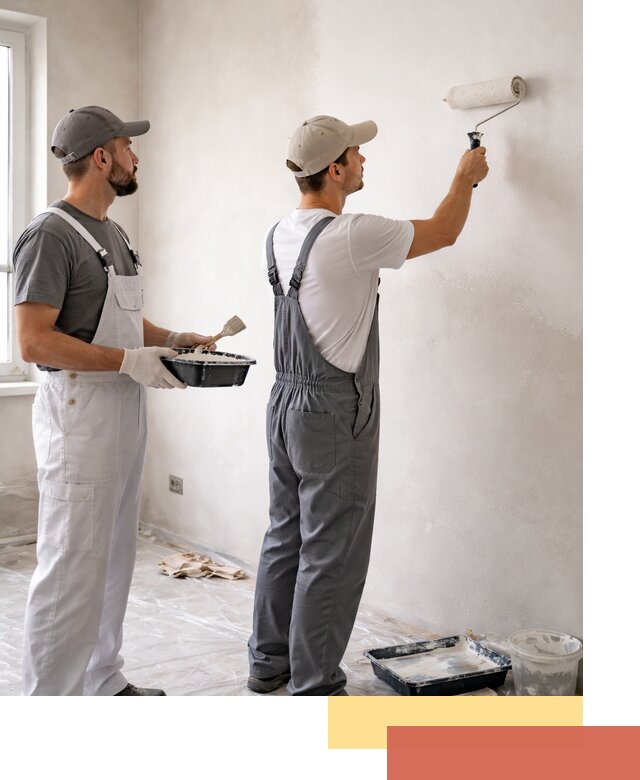 Покраска стен водоэмульсионной краской в Азнакаево