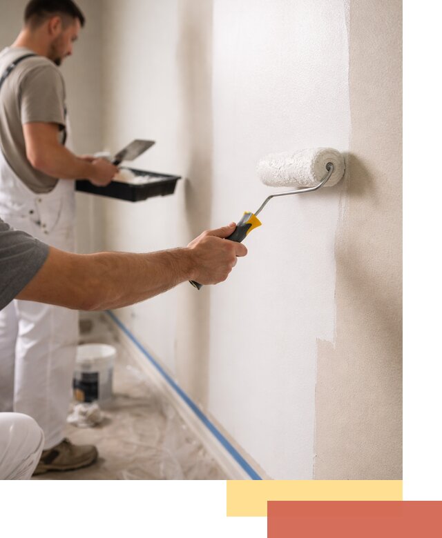 Покраска стен акриловой краской профессионально в Азнакаево