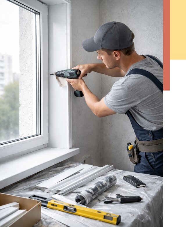 Установка пластиковых откосов в Азнакаево от 2309 руб. | ОТДЕЛОЧНИК-Знк монтаж, быстро и недорого