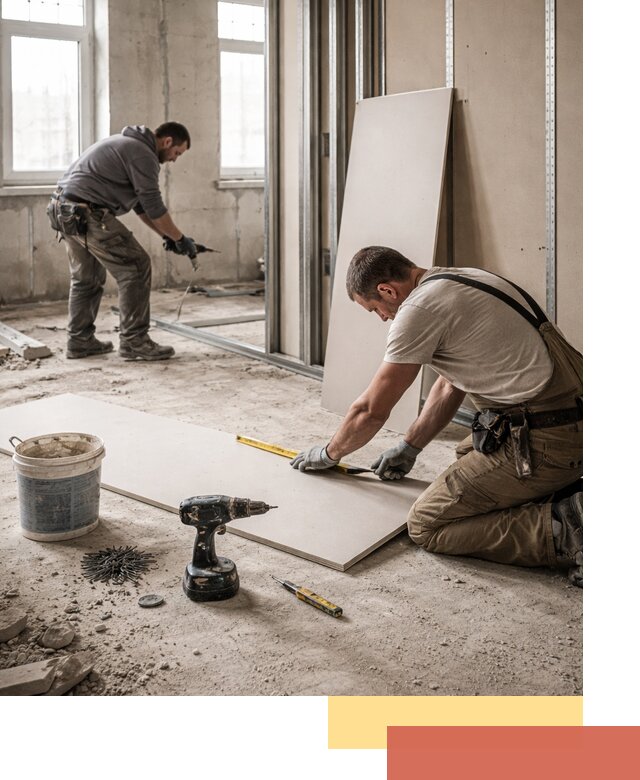 Кладка перегородок из ПГП под ключ в Азнакаево