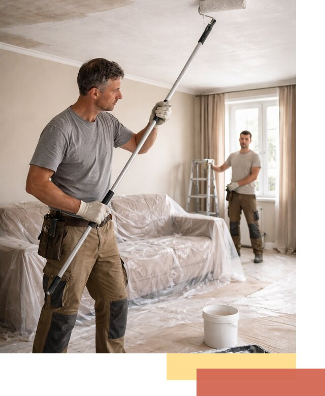 Грунтовка потолка в Азнакаево — подготовка под покраску и отделку