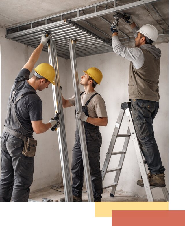 Монтаж реечного потолка под ключ в Азнакаево