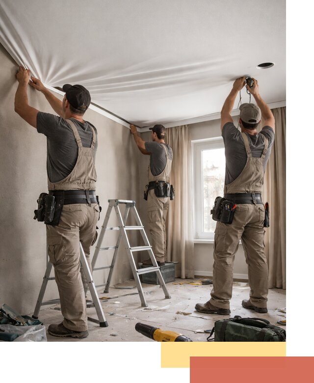 Монтаж матового натяжного потолка в Азнакаево качественно и быстро