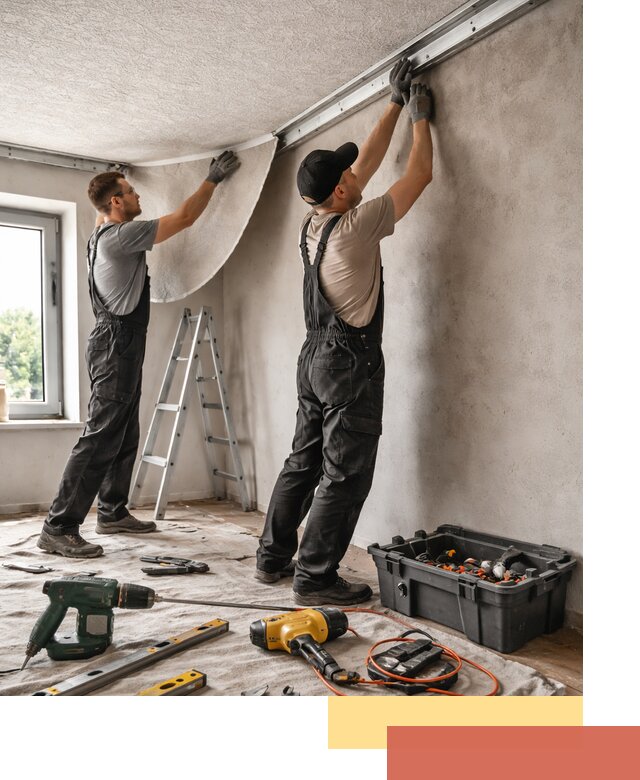 Монтаж фактурного натяжного потолка в Азнакаево качественно и быстро