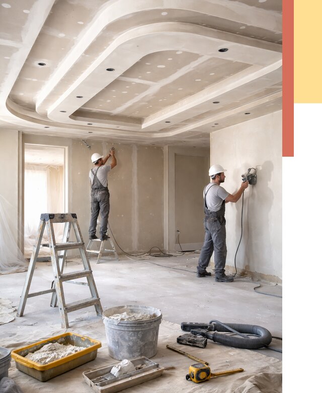 Многоуровневый потолок из гипсокартона в Азнакаево от 770 руб. под ключ | ОТДЕЛОЧНИК-Знк