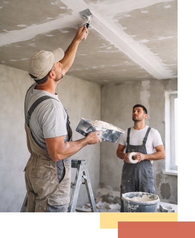 Обработка швов потолка ГКЛ в Азнакаево: качественная заделка и шпатлевка