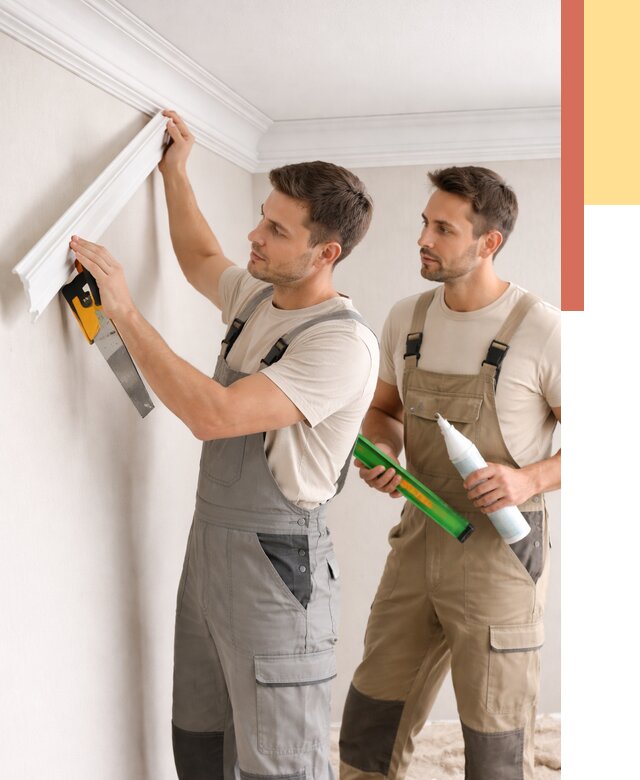 Монтаж потолочного плинтуса в Азнакаево от 2360 руб. — быстро и недорого | ОТДЕЛОЧНИК-Знк