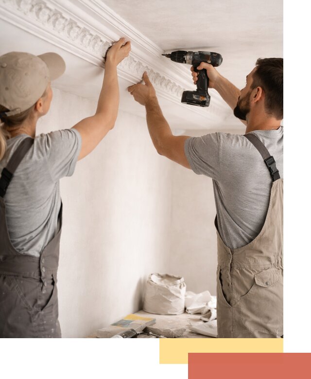 Профессиональный монтаж лепнины на потолок в Азнакаево