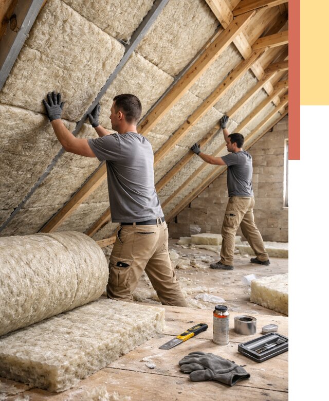 Утепление потолка минватой в Азнакаево от 1488 руб. — быстро и недорого | ОТДЕЛОЧНИК-Знк