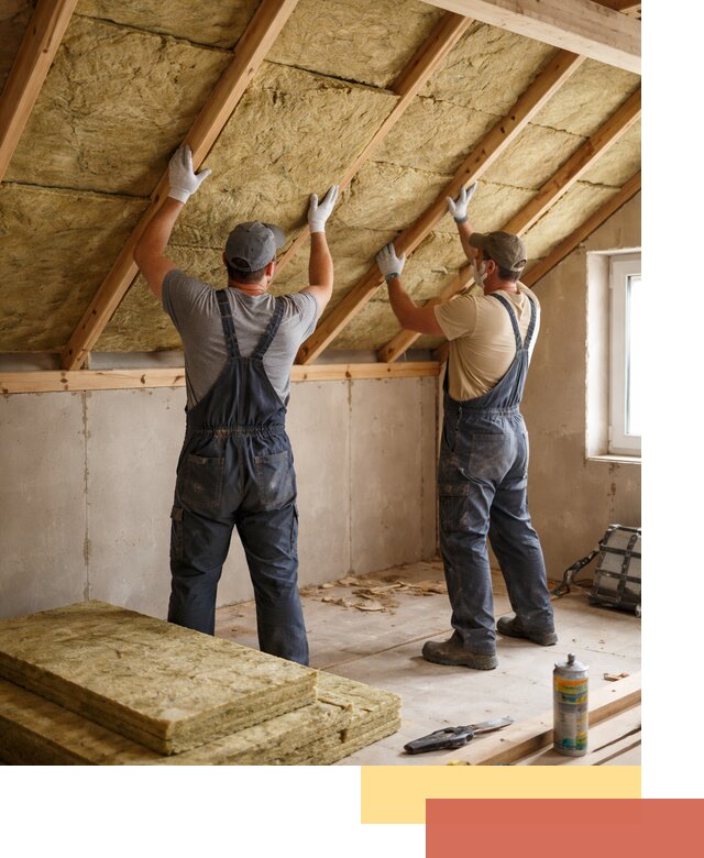 Утепление потолка минеральной ватой в Азнакаево