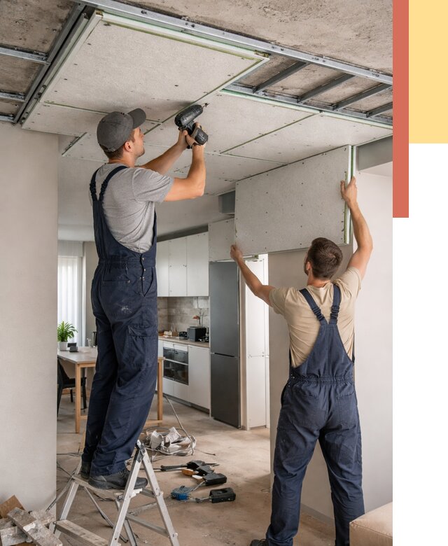 Шумоизоляция потолка панелями зипс в Азнакаево от 1898 руб. под ключ | ОТДЕЛОЧНИК-Знк